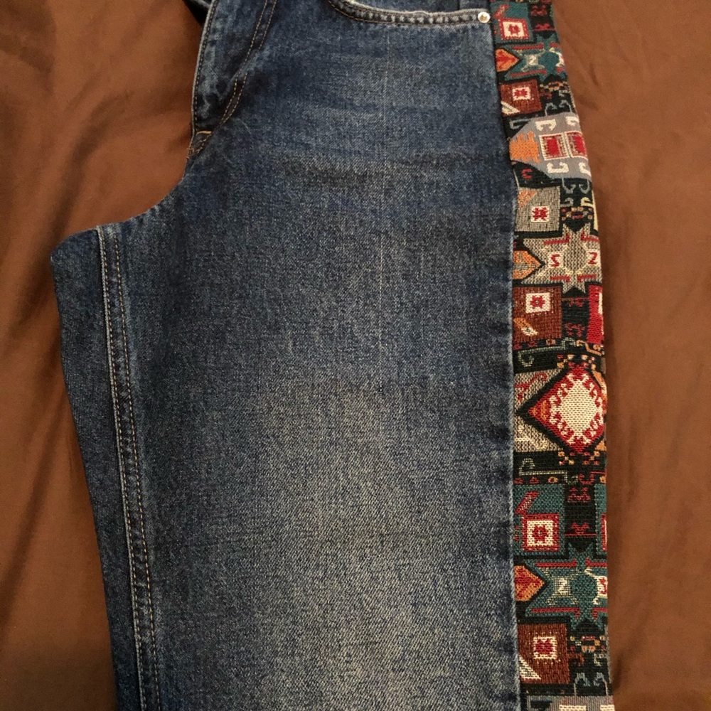 Patchwork jeans + free top
